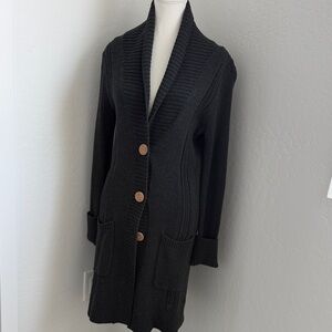 UGG Slate Grey Button-Up Women's Sweater